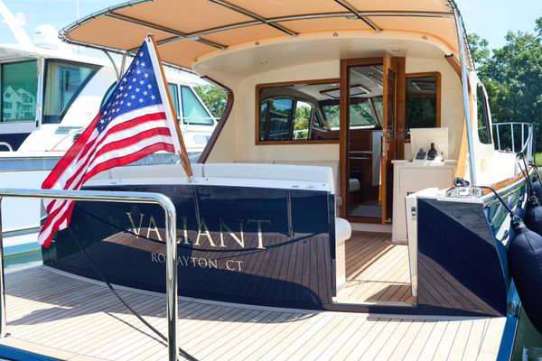 Bow view on the water