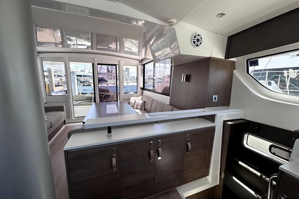 Engine room access and mechanical systems.