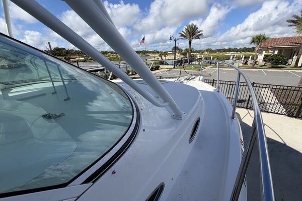 Bow view, showing the anchor and foredeck seating