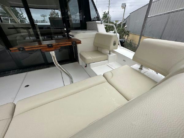 Helm with dual displays and joystick control.