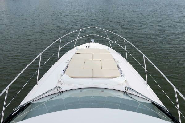 Bow sunpad with adjustable backrests.